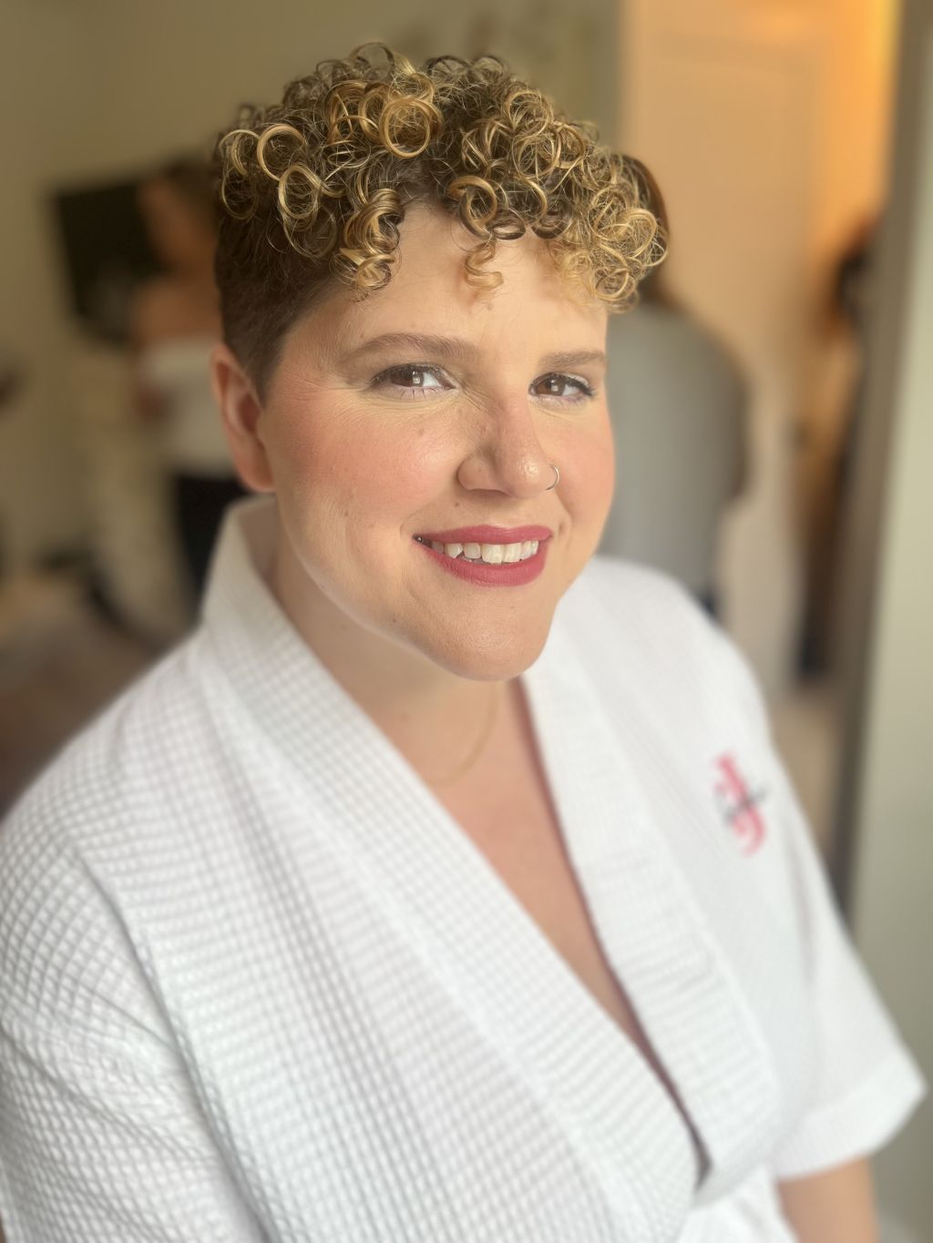 Evening glam makeup
